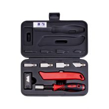 伍尔特 7156640 刮刀和铲刀组套-刮刀和刀片-27件套  银黑(单位：套）