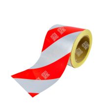 鹰塑 20cm宽 反光标贴 吸光发光 红白斜纹 20cm宽 配色(单位：米）