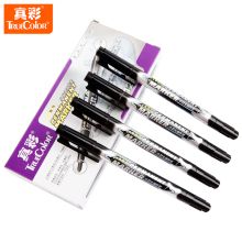 真彩 0615B 12支/盒 小双头记号笔 黑色(单位：盒)