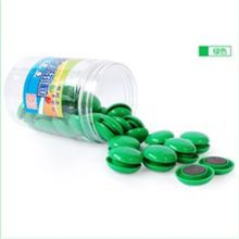 聚联 C-3050 绿色 圆形白板磁粒 30mm 50粒/筒