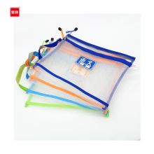宝客 BK-6814 双层纱网学科袋 A4 白色 英语 12个/包 （单位：包）