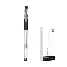 齐心 A1 软护手拔帽中性笔 0.5mm 黑色 12支/盒（单位：盒）