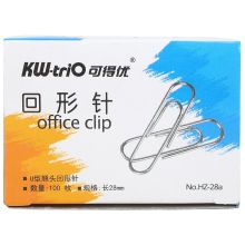 可得优 HZ-28a2 U形回形针 28mm 100枚/盒 单位：盒 本色