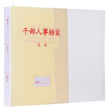 国产 A4 干部人事档案盒(塑料外壳) （单位：个）