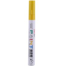 得力 S558 记号笔 2.0mm 12支/盒 单位：支 黄色