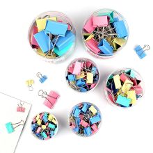 欧标 B2501 长尾夹 15mm 60只/筒 单位：筒 彩色