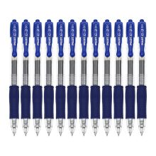 百乐 BL-G2-5-L 按动子弹头中性笔 0.5mm 12支/盒 蓝色 （单位：盒）