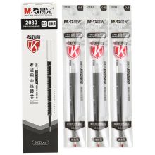 晨光 2030 子弹头签字笔替芯 0.5mm 20支/盒 黑色 （单位：盒）