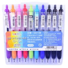 白雪 G-101 按动中性笔 0.5mm 12支/盒 混色 （单位：盒）