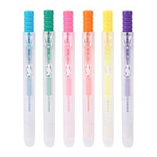 晨光 AHM27301 按动单头荧光笔 4mm 6支/盒 混色 （单位：盒）