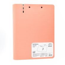 天色 TS-1608 双夹文件夹 A4 单个装 珊瑚朱 （单位：个）