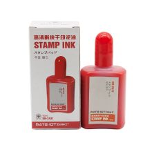 欧标 OB-2431 快干印泥油 40ml 红色 （单位：瓶）