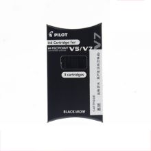 百乐 BX-V5/V7 可换墨胆 升级版签字水笔墨囊 黑色（单位：盒）