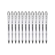 三菱 UB-200 拔帽式签字笔0.8mm 黑 12支/盒 （单位：盒）