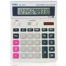 得力 1602 桌上型计算器 白色（单位：台）