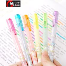 金万年 G-0512B 俏皮兔HI笔型斜头荧光笔 绿色