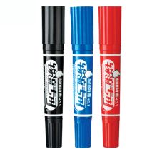 金万年 K-0918 物流专用大双头记号笔 红色