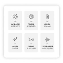 海康威视（HIKVISION） 40㎡-60㎡无线会议麦克风 65VA300W (单位：个）