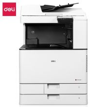 得力 M201CR A3彩色激光复合机（双层纸盒+自动双面输稿器M+工作台）白色(单位：台）
