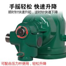 保拉(Paola) 10T螺旋千斤顶(矮款) 立式手摇千斤顶机械模具顶 矿山铁路专业用顶7600（单位：台）