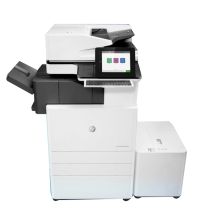惠普 HP Color LaserJet Managed Flow MFP E87660z 管理型彩色数码复合机  (标配+2000页纸盒+小册子装订器) 白色(单位：台）