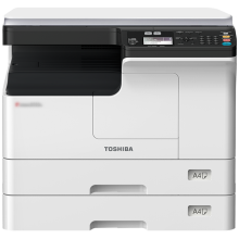 东芝(TOSHIBA) DP-2323AM 黑白数码复印机 (主机/第二纸盒/原装机柜) (计价单位：台) 白色