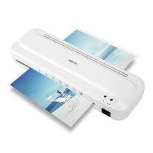 得力（deli）A4塑封机 办公家用相片过塑机 小型过胶机覆膜机 33939 白色