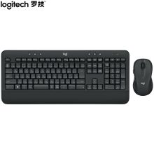 罗技（Logitech）MK545 键鼠套装 无线键鼠套装 办公键鼠套装 全尺寸 自营 带无线2.4G接收器 黑色（单位：套）