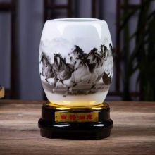 国产 15*12*13cm 定制实木笔筒底座 白色（单位：个）