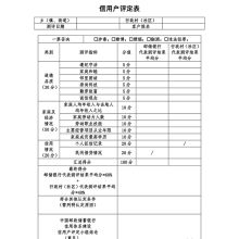 国产 SX-Y13 210*297mm 常规 （5千张起订）信用户评定表 黑色 （单位：张）