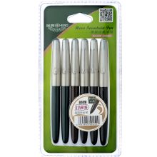 英雄 616 小号铱金钢笔墨水笔 0.5mm 6支/盒 混色 （单位：盒）