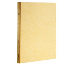 得力 5915 长押夹款牛皮纸文件夹 A4 单个装 本色 （单位：个）