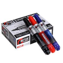 金万年 K-0602B-001 按压式大容量白板笔 黑色 10支/盒（单位：盒）