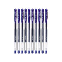 三菱 UM-100 拔帽式中性笔0.5mm  蓝 10支/盒（单位：支)