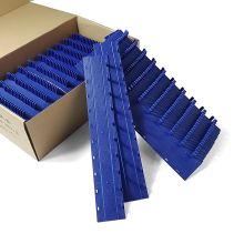 美皇  7.5mm 装订夹条 十孔 压边条装订夹 黑色(100个/盒)（单位：盒）