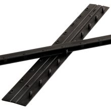 万德 20mm 装订夹条 3mm黑色塑料十孔夹条5mm7.5mm10mm15mm17.5mm20mm25mm压条10孔   黑色可装订200张夹条（100支装）（单位:盒）