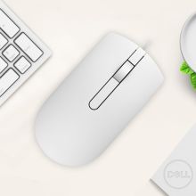 戴尔（DELL）MS116 鼠标有线 商务办公经典对称 有线鼠标 USB接口 即插即用 鼠标 （白色)（单位：个）