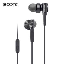 索尼 MDR-XB75AP 重低音立体声耳机  单位：个 黑色