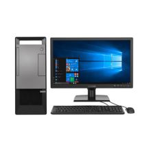 联想 T4900v-00 台式电脑（I5-8400/8G/1T/DVD刻录/180W电源/Win10/21.5寸显示器/三年上门保修） 黑色（单位:台）