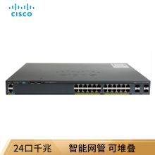 思科（Cisco） WS-C2960X-24TS-L 24口千兆 交换机 黑色 (单位：台)