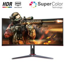 AOC 34英寸 带鱼屏 WQHD 广色域 144Hz HDR技术 G2钢炮 出厂校色 旋转升降21:9电竞显示器 CU34G2X 北京海航 配色 (单位:个)