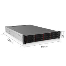 联想 ThinkSystem SR590 服务器（4216*2/32GB*2/480GBSSD*2+2.4TB*3/阵列卡2GB*1/电源750W*2/保修3年） 黑色（单位:台）