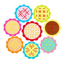 粤优 K08 幼儿园diy太阳花手工儿童不织布 8款/套 彩色 (单位:套)
