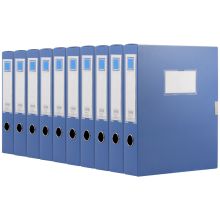 金得利 F38-10 档案盒 A4 60mm 10个装 蓝色 （单位：包）