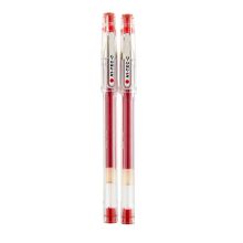 百乐 BLLH-20C4-R 针管式超细钢珠中性笔 0.4mm 2支/袋 蓝色 （单位：袋）