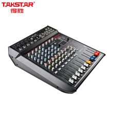 得胜 AM10 十路调音台 立体声带蓝牙USB效果器10路模拟调音台 会议户外集会活动演出模拟调音台（单位：个）黑色