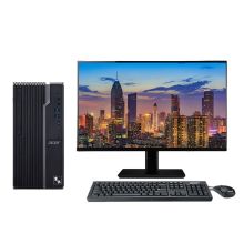 宏碁（Acer）商祺N4288 商用办公台式电脑 整机 i3- 10100  4G+1T  19.5英寸显示器+无光驱  单位：台
