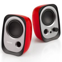 漫步者 R12U 入门级微型2.0桌面音响 (单位:对) 红色
