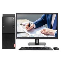 联想 启天M415 台式电脑（I5-7500/4G/1T+128SSD/集显/DVDRW/DOS/21.5寸/本地服务/质保三年）黑色（单位：台）