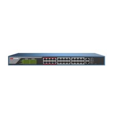 海康威视 DS-3E0326P-E 24口百兆非网管交换机 银色（单位：套）